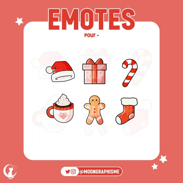 Pack d'emotes de Noël.
